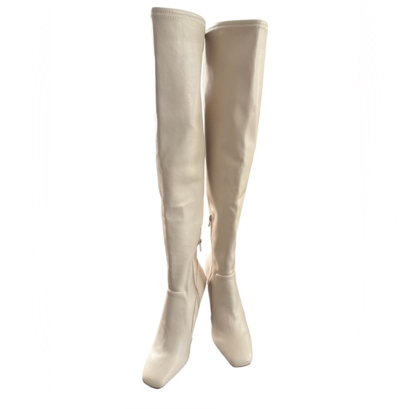 Gianni Bini Cream Over-the-Knee Boots | Size 8.5 - Picture 1 of 8
